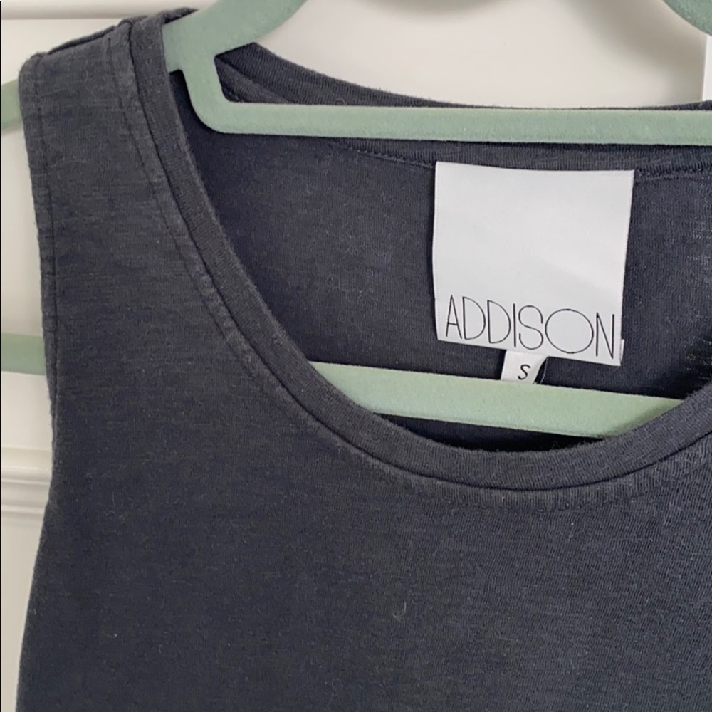 Addison charcoal gray top - Picture 2 of 4